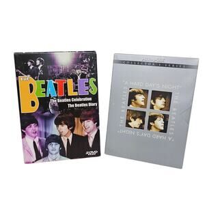 The Beatles DVD Bundle Celebration Diary A Hard Days Night Movie 2 Discs Each